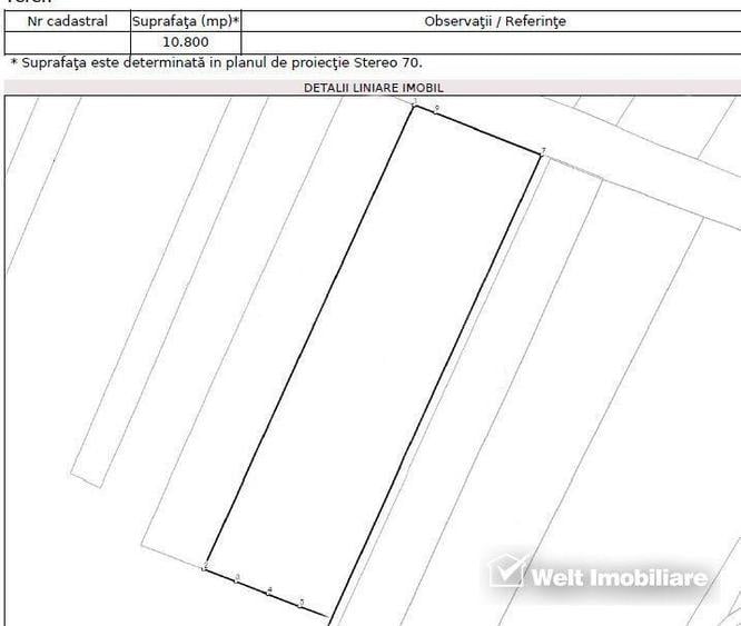 Teren 10800 mp, front 54 m in apropierea Urbano Shopping & Living Gil - 3