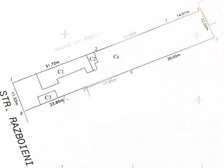 De vanzare - casa cu 4 camere, 900 mp teren - str. Razboieni. - 2