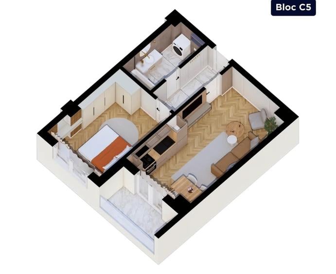 Apartament 2 camere zona CUG  COD  158341 - 3