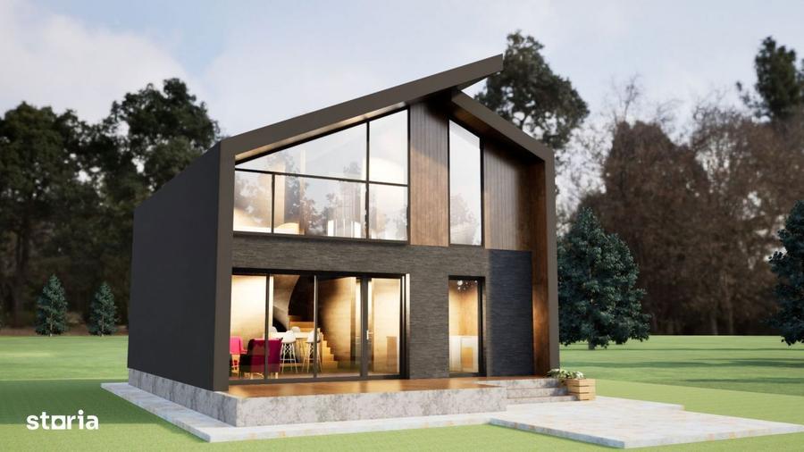 Casa noua P+E, 115 mp utili, teren 900 mp, aproape de Vatra Dornei - 1