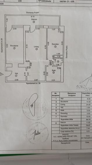 Apartament bloc Privillege - 2 camere - - 1