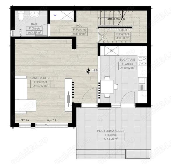 Casa Vila P + Etaj Zona Raului Brestei . Lukoil. Promenada - 4