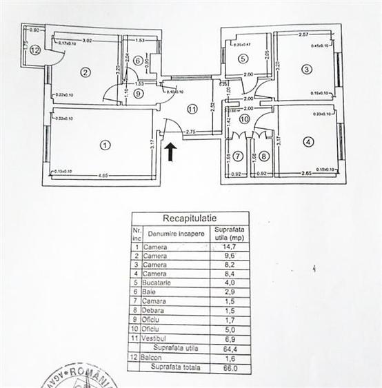 Vanzare apartament 4 camere Teiul doamnei, - 1