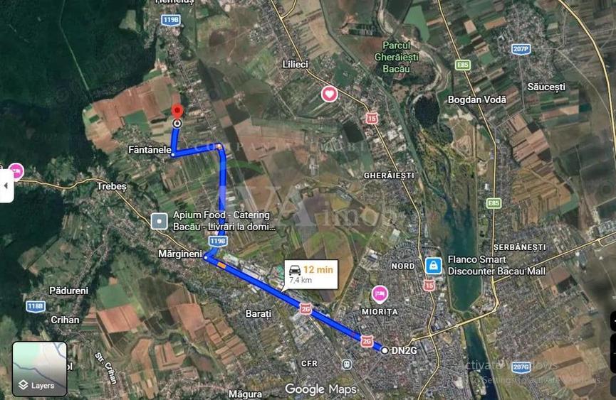 Teren intravilan 1181 mp cu deschidere de 20ml zona Fantanele-Bacau - 7