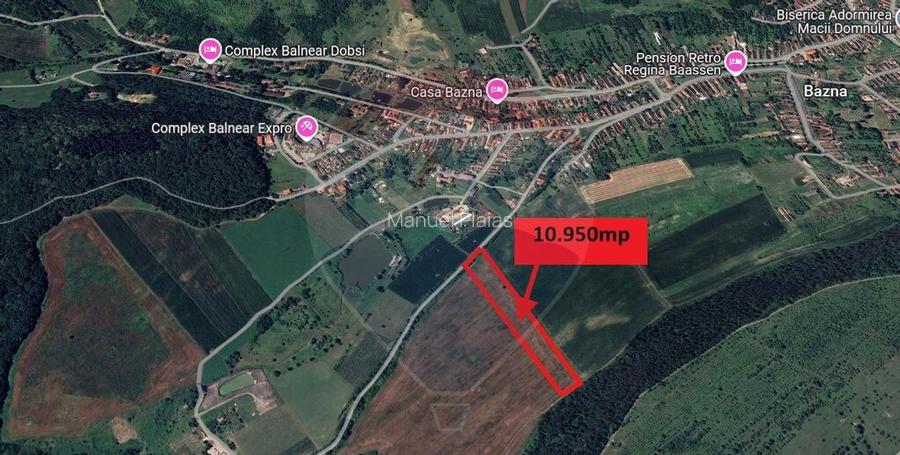 Teren 10.950 mp in apropierea Complexului Balnear Expro B... Teren 10.950 mp in apropierea Complexului Balnear Expro B...