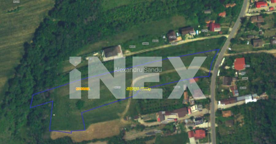 Teren de vanzare comuna Mosoaia, zona Hintesti