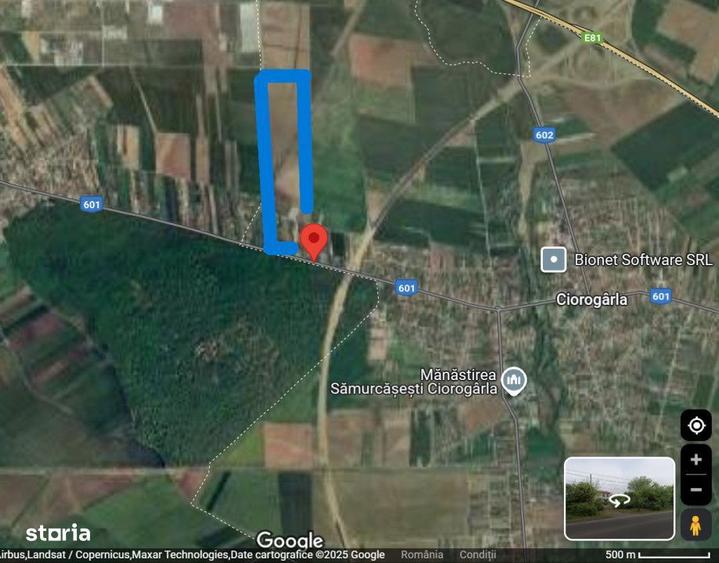 OPORTUNITATE -Teren de Vis la Marginea Padurii 5000 mp in Ciorogar - 1