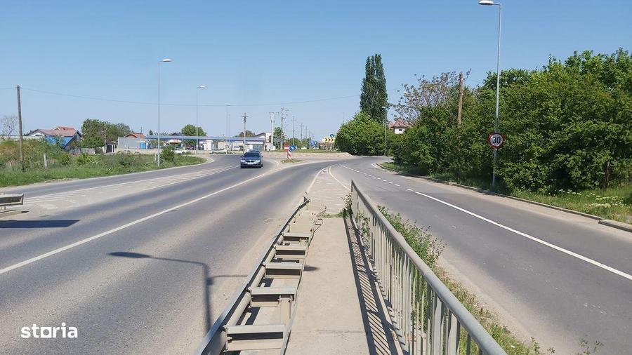 Teren comercial 11200 mp, acces sens giratoriu intersectie A3- Dj 100 - 6