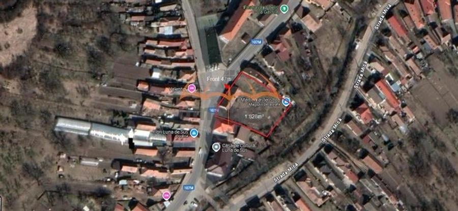 De vanzare in Luna de Sus, centru, spatiu comercial + teren1.828m² - 1