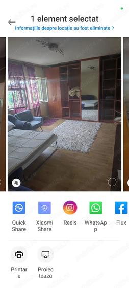 Garsonieră decomandată în Plopilor