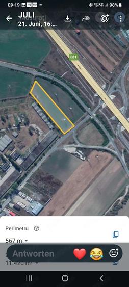 Teren de 11500 mp, în Central