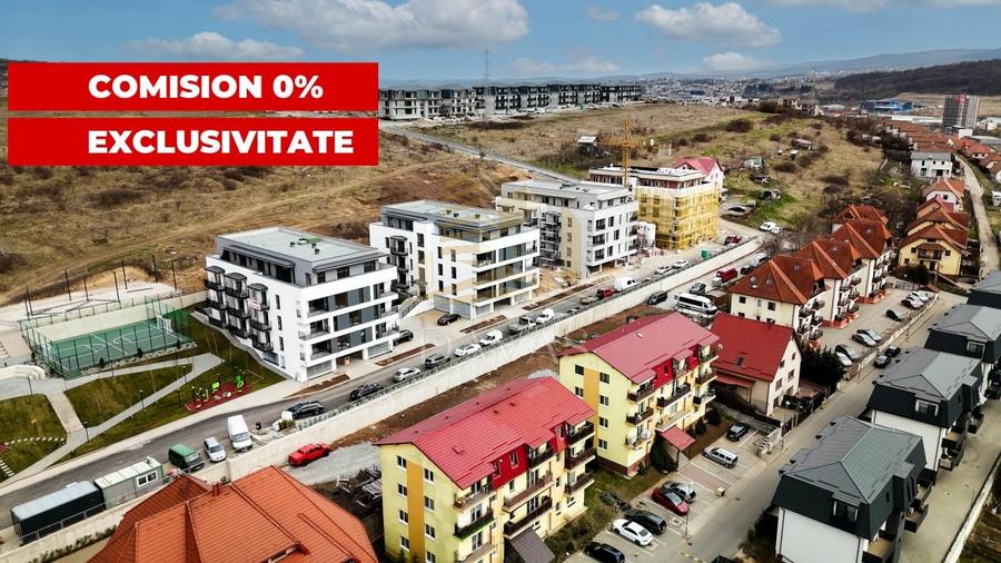 Apartament cu 3 camere semidecomandat, mobilat în Baciu