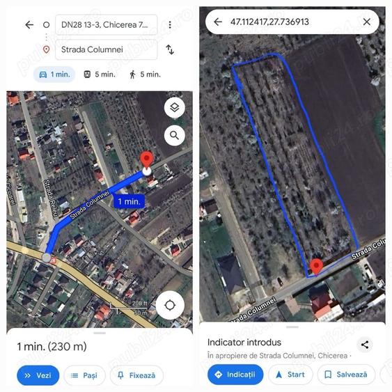 Teren în Tomești