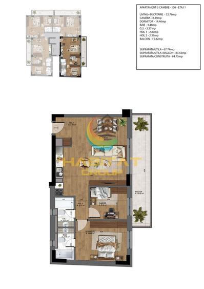 3 camere Rezidential NOU - finalizat - 11