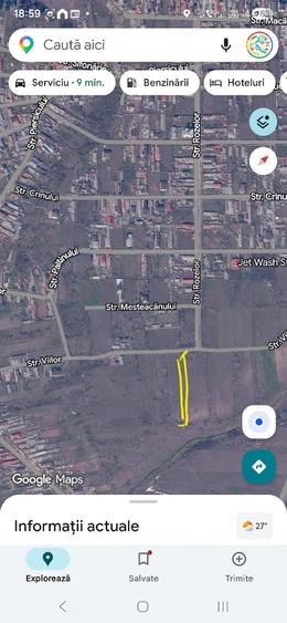 Teren de 2072 mp, în Stăncești