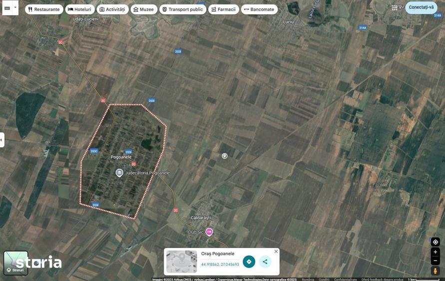 Teren de 1200 mp, în Pogoanele