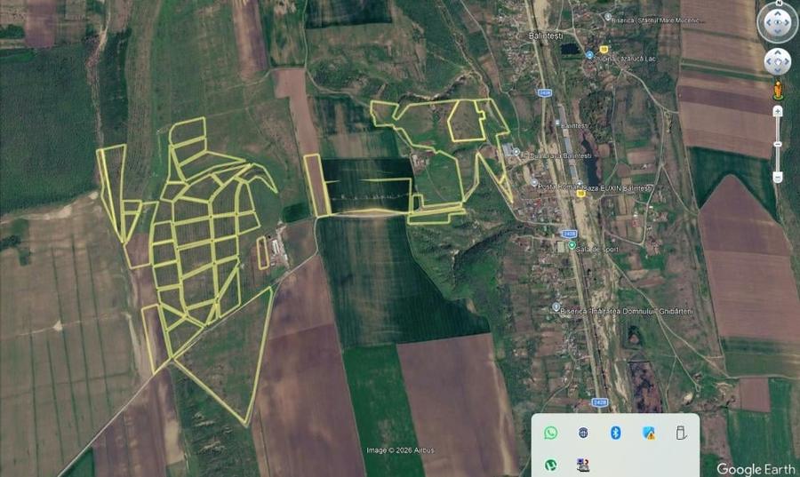 Teren intravilan în Balintești