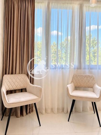 Apartament cu 3 camere decomandat, mobilat în Central