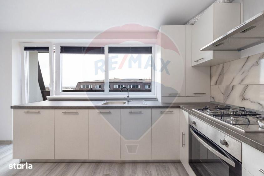 Apartament cu 2 camere, mobilat în Sânpetru