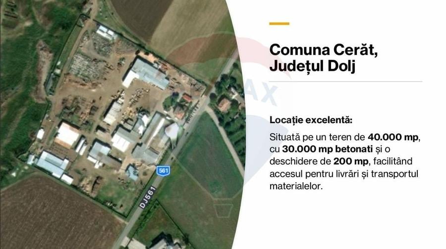 Spațiu industrial, de 7,756 mp, în Cerăt