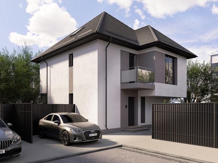 Casă individuală cu 5 camere cu Teren 300 Mp în Central