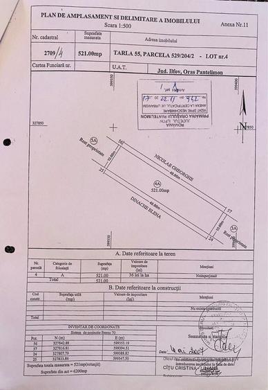 Teren de 390 mp, în Exterior Vest
