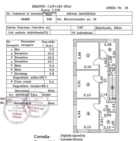 Casă cu 4 camere în Săftica