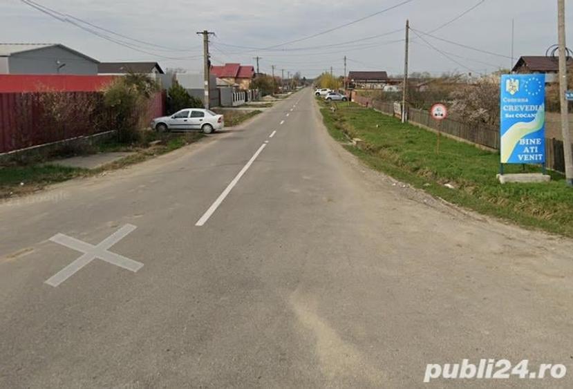 Teren de 2500 mp, în Crevedia