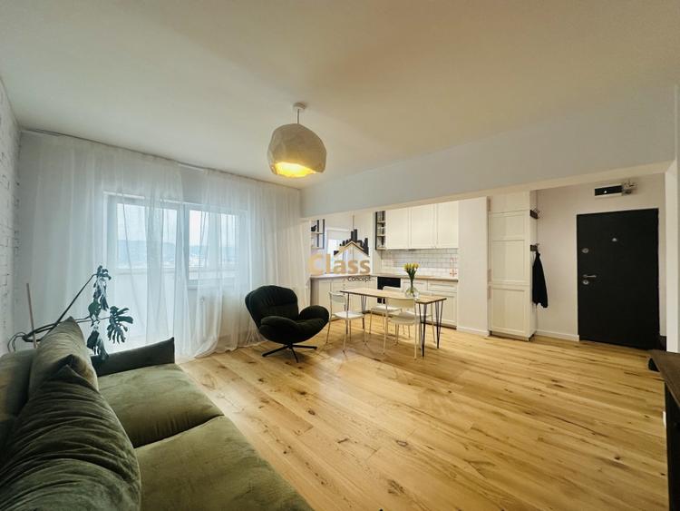 Apartament cu 3 camere semidecomandat, mobilat în Mănăștur