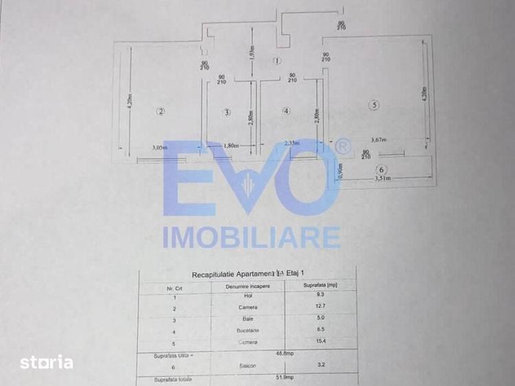 Apartament 2 camere, etajul 1, mobilat&utilat, Comision 0, zona Rediu - 17