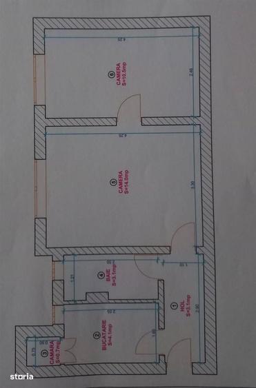 Apartament cu 3 camere decomandat în Șelimbăr — fotografia 1