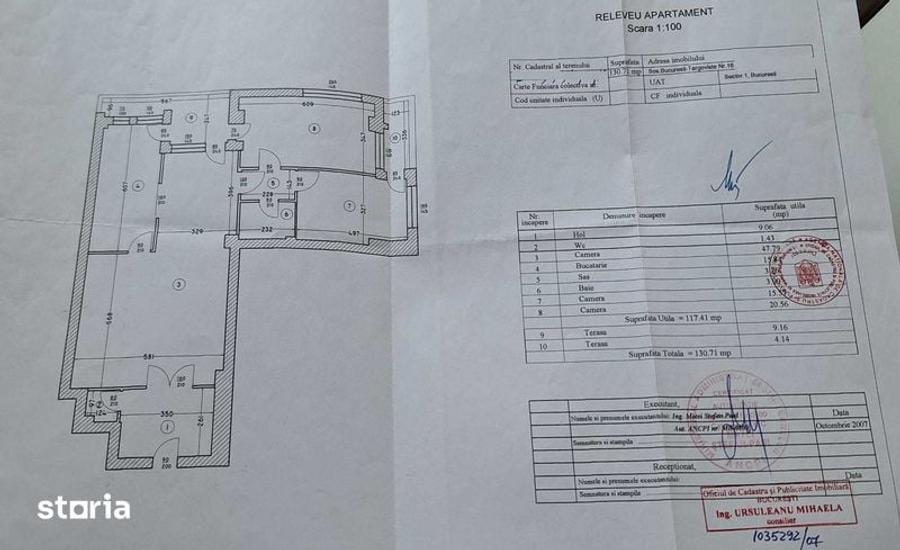 Apartament cu 3 camere în Străulești