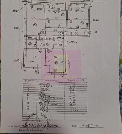 Apartament cu 4 camere decomandat în Unirii