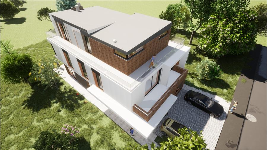 Duplex cu 5 camere cu Canalizare în Iris