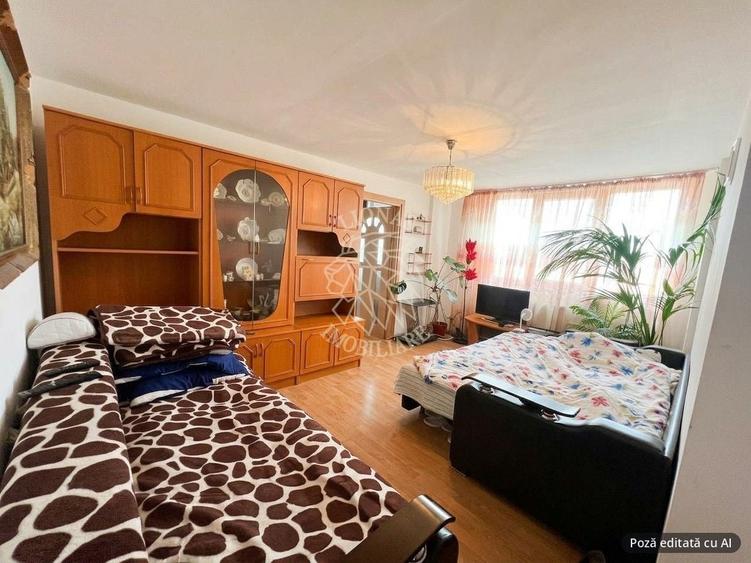 Apartament cu 2 camere semidecomandat, mobilat în Nord