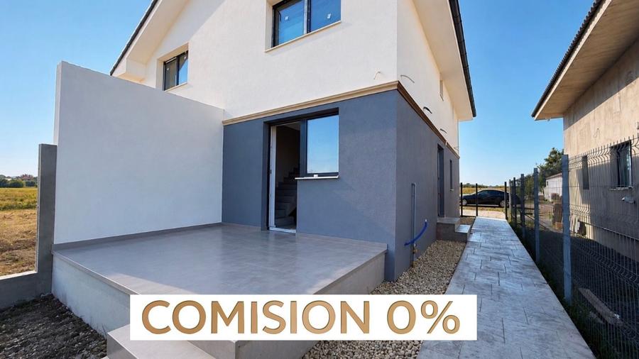 Duplex cu 3 camere cu Canalizare în Giarmata-Vii