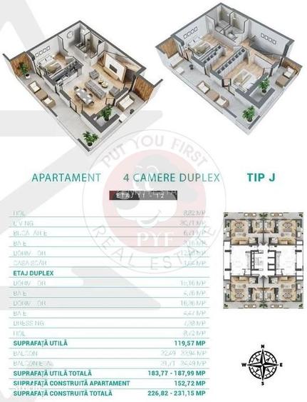Apartament cu 4 camere decomandat în 13 Septembrie