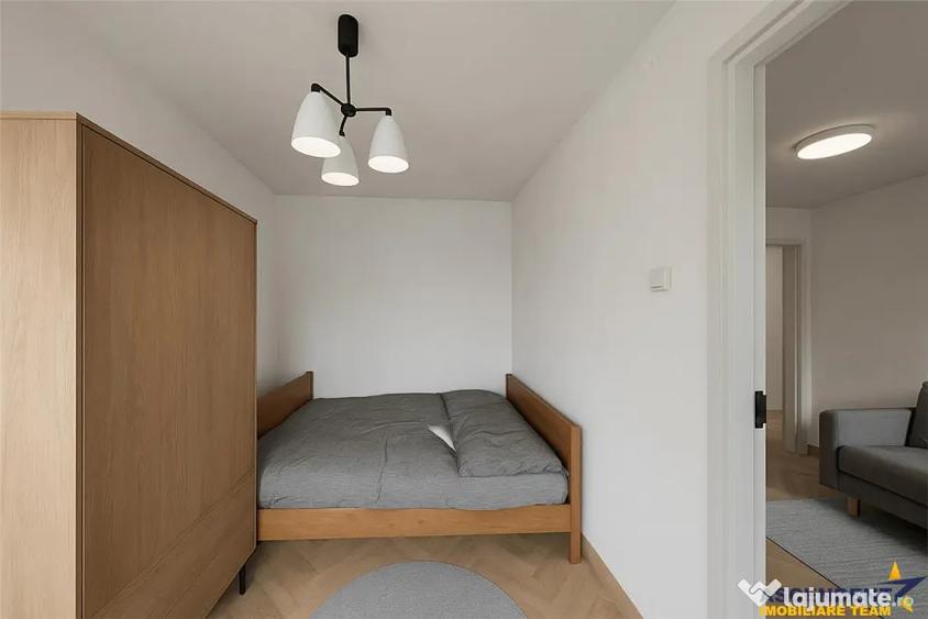 Apartament cu 2 camere nedecomandat, mobilat în Central
