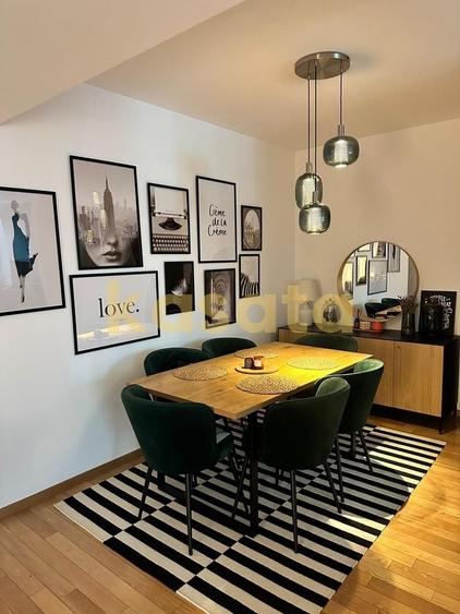 Apartament cu 3 camere decomandat, mobilat în Barbu Văcărescu