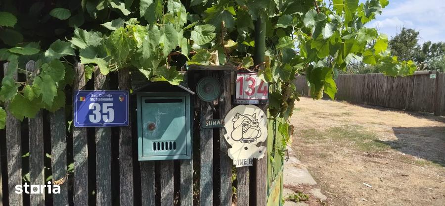 Teren de vanzare 1300mp, acces asfaltat, cu casa batrneasca, leordeni - 11