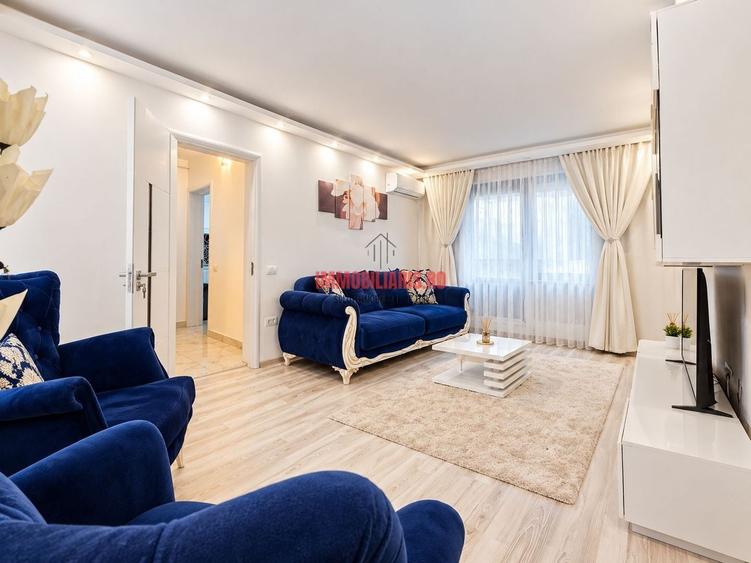 Apartament cu 3 camere semidecomandat, mobilat în Basarabia