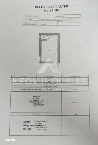 Spațiu comercial, de 21.3 mp, în Balotești