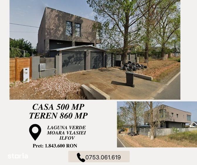 Casă cu 5 camere cu Teren 860 Mp în Moara Vlăsiei