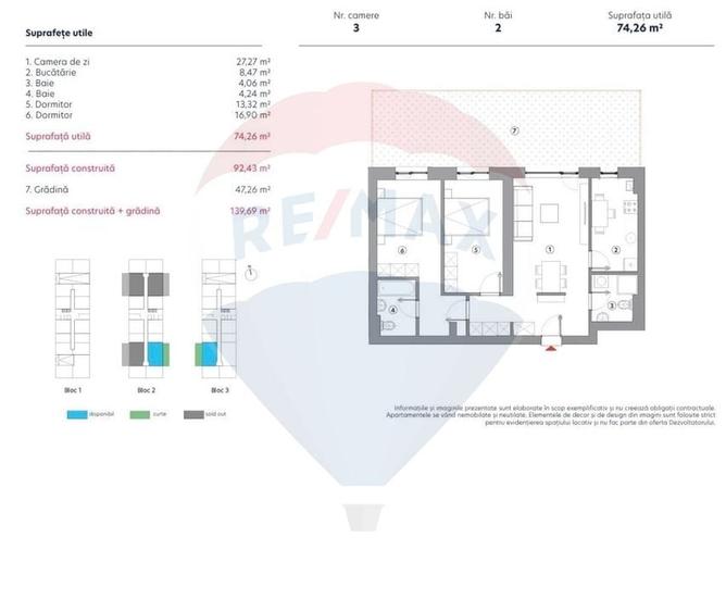 Apartament cu 3 camere decomandat în Theodor Pallady