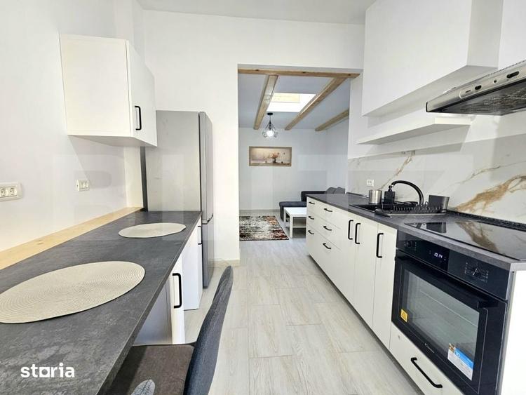 Casă cu 2 camere decomandat cu Teren 20 Mp în Lunei