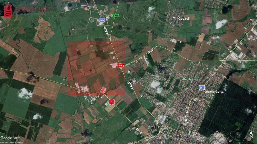 Teren agricol extravilan de 47500 mp, în Aradului