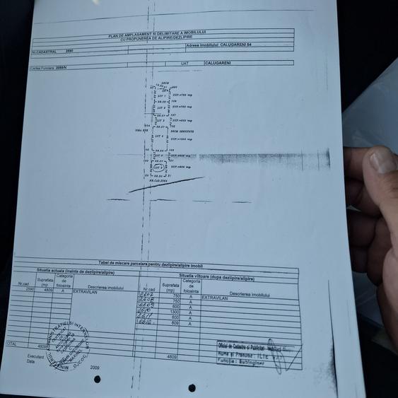 Teren de 820 mp, în Crucea de Piatră