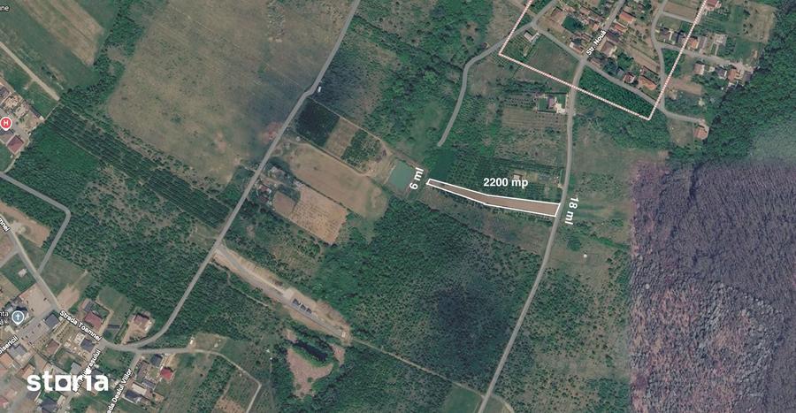 Teren de 2200 mp, în Paleu