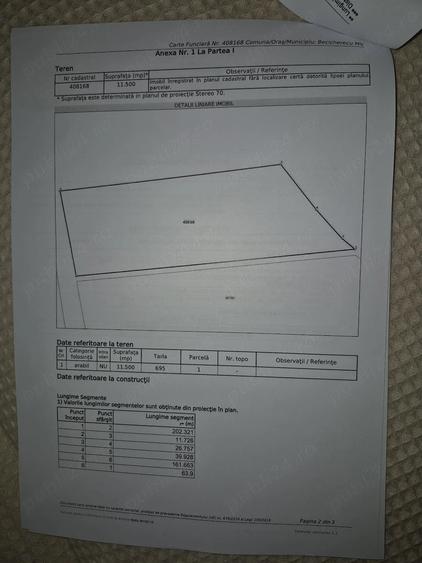 Vind teren arabil Beccherecul Mic - 1