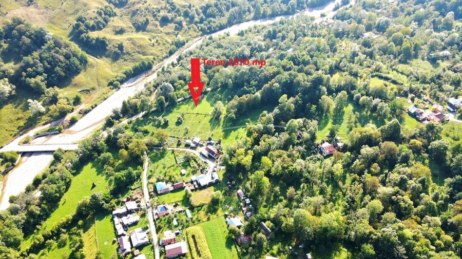 Teren Construcții intravilan de 2870 mp, în Valea Bradului